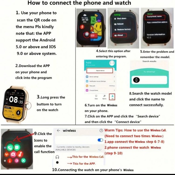 Smart Watch for Women with Answer/Make Calls/Message for IOS-Android - Picture 8 of 8